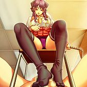 Breasty manga schoolgirls wide.