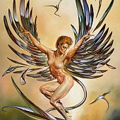 Mythical angels show posh.