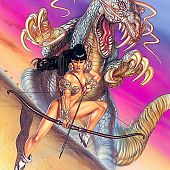 Asian monster erotica drawings.