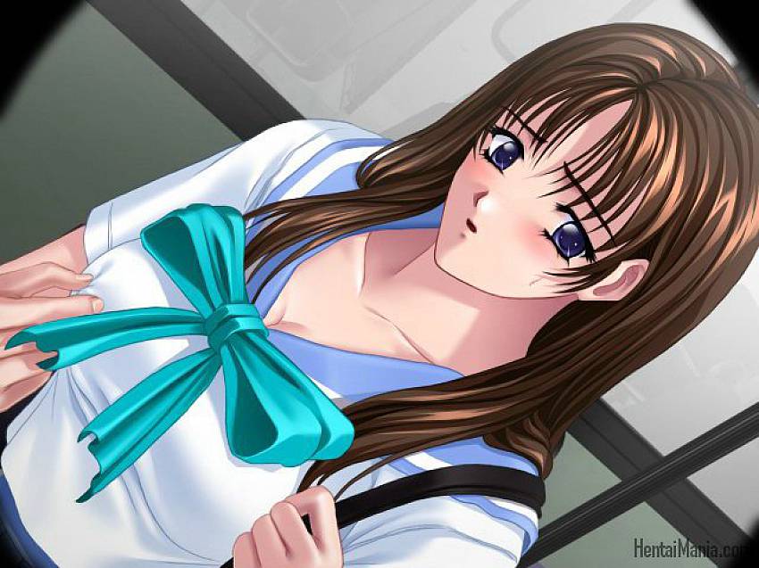 Hentai Anime Ribbons - Sexy hentai babe gets her white panties and bra down. Anime content - 8  pics.