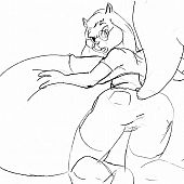 See this crude large 10-Pounder furry online.