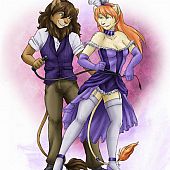Hot babes receive furry twats everywhere.
