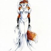 Large ramrod on hawt cartoon chick.