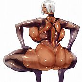 Anime sweethearts with jocks in manga bbw action.