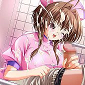 Fabulously seductive manga nurse receives biggest sex cream infusion down her little pussy.