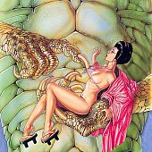 Asian monster erotica drawings.
