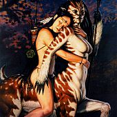 Succubus whores are drilled by monstrous creatures.