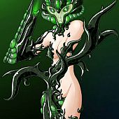 Anime doxies vs brutal tentacles.